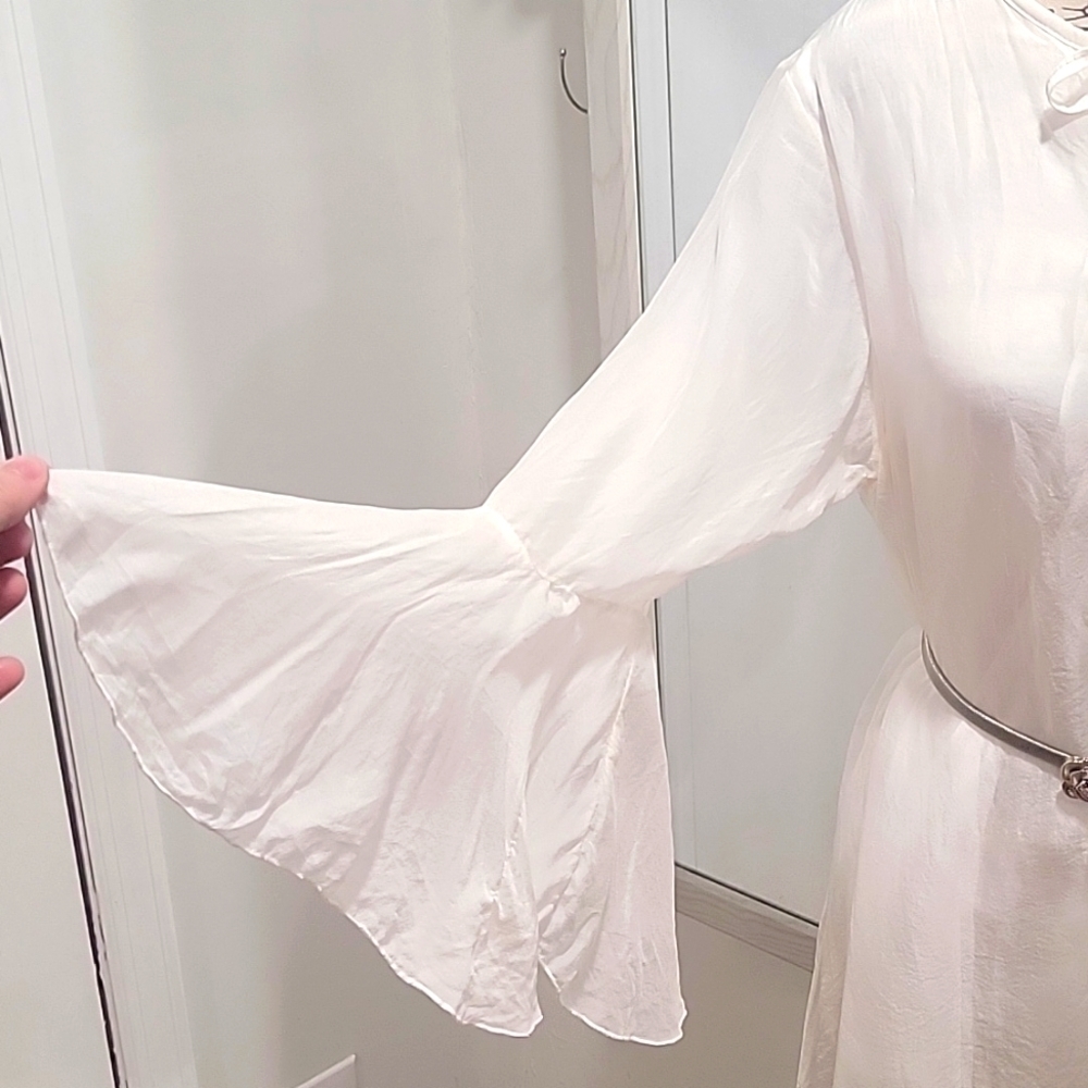 GIULIA Romantic Blouse Made in Italy Sz. Medium. B172 - Picture 2 of 6